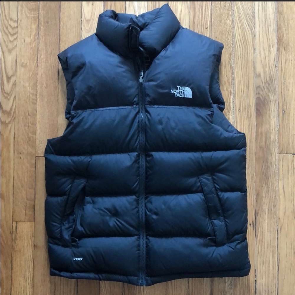 North Face 700 Goose Down Black Puffer Vest. Size-Medium